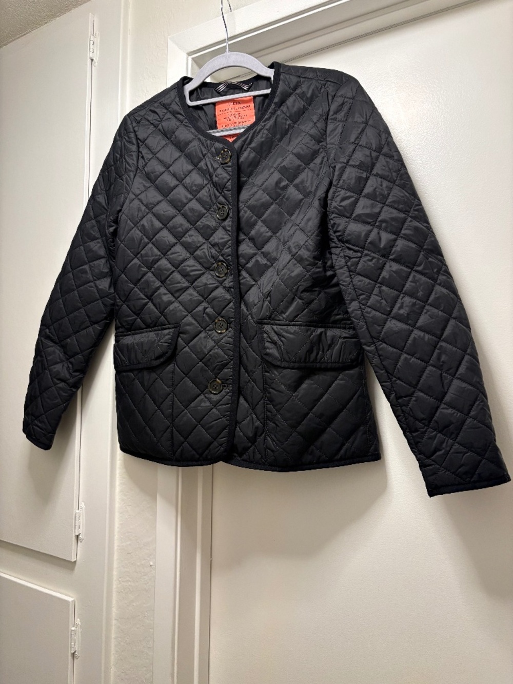 J. Crew signature lightweight puffer - black - size 0